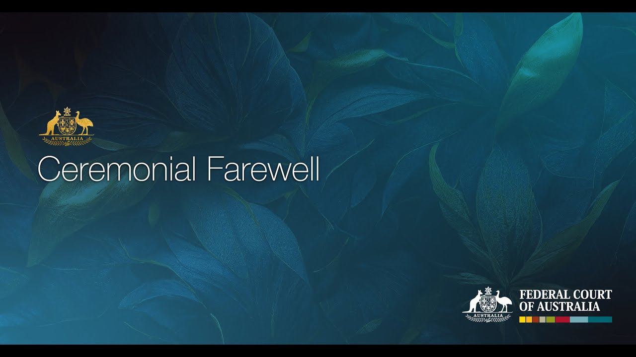 Farewell Ceremony for Justice Nicholas