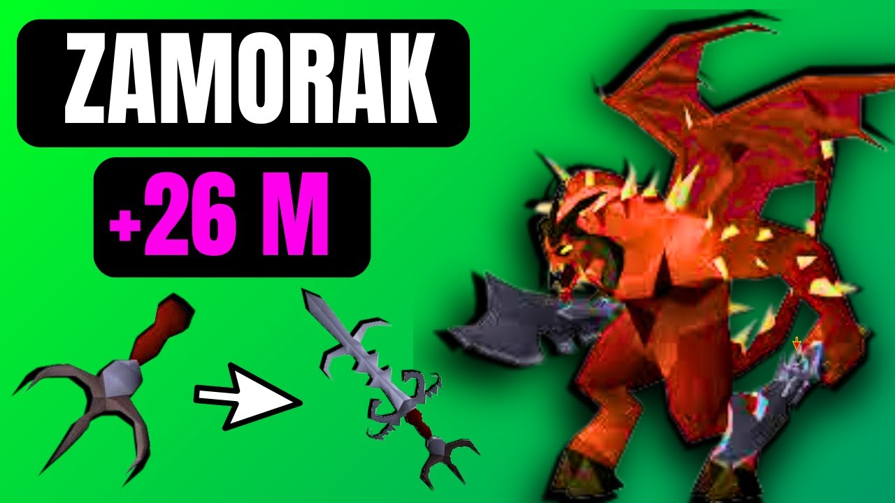 😲OSRS Guia Como Ganar Dinero Zamorak (k'ril tsutsaroth) zamorak hilt  +2m/hr Old School Runescape