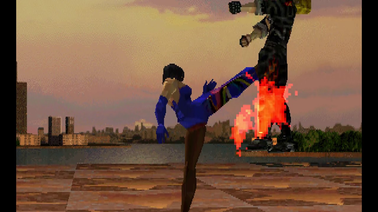 Tekken 2 ( PS1 ) - Anna - Arcade Mode - Original Music ( June 22, 2019 )