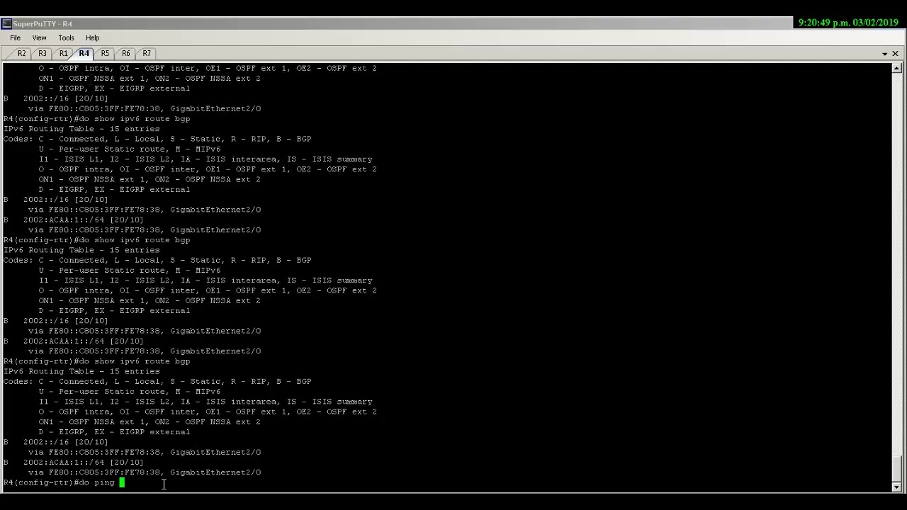 Configuraciones de túneles 6to4 para entrega de servicio de internet parte2