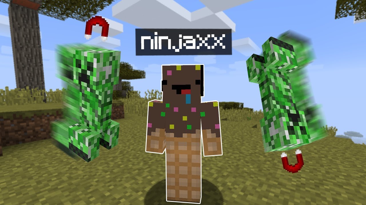 Minecraft mais je suis un Aimant à Mobs.. (c'était dur)