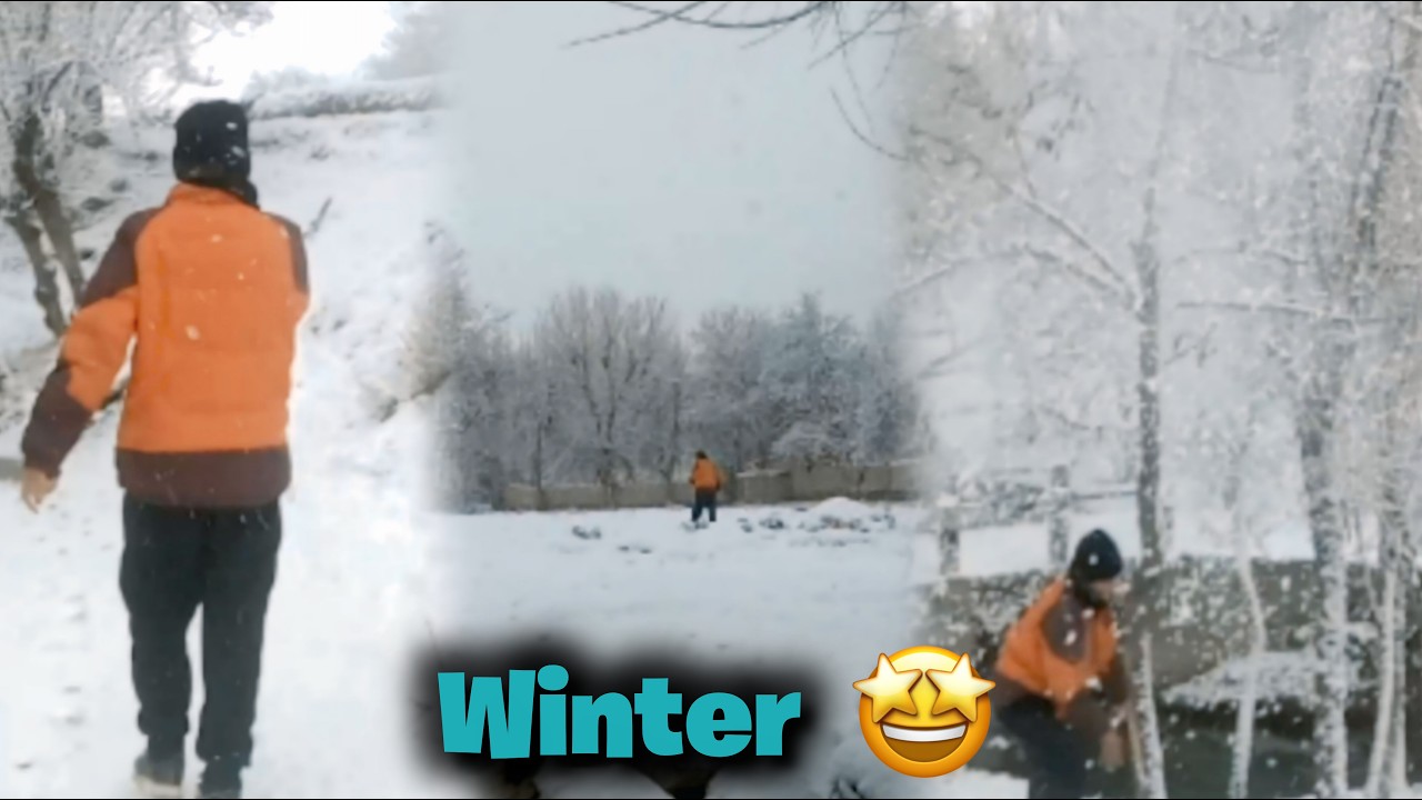 Heavy Snow Fall Skardu Pakistan | Winter Vlog 😷❄️