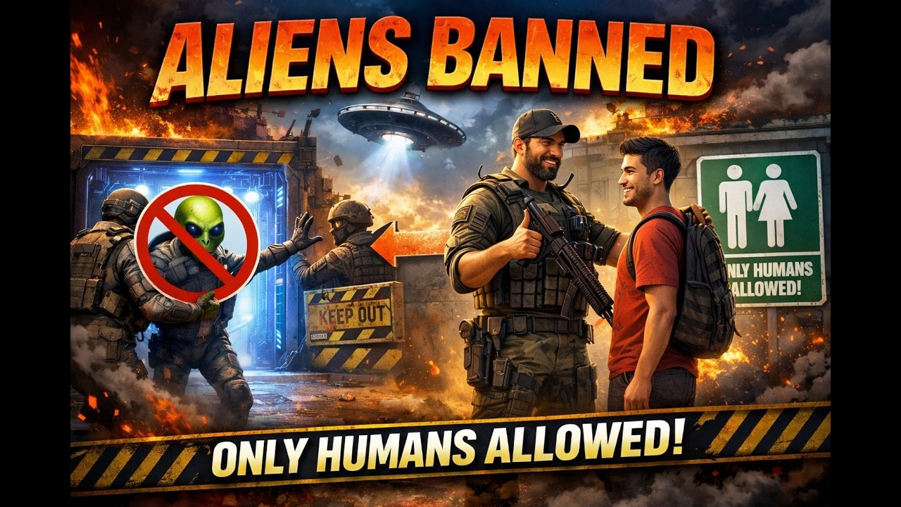 ONLY HUMAN ALLOW✅ ALIEN👽 BANDED 🤬 #barredlive #barredgame #shortslive