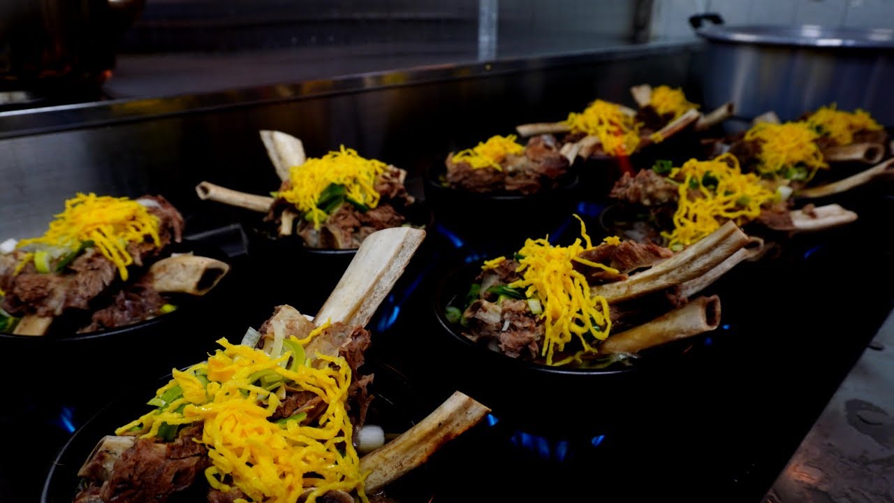 오픈 3달만에 재료 소진 되는 갈비탕집, 150그릇 한정판매 압도적인 크기의 왕갈비탕 / Galbitang Restaurant you can't eat without waiting