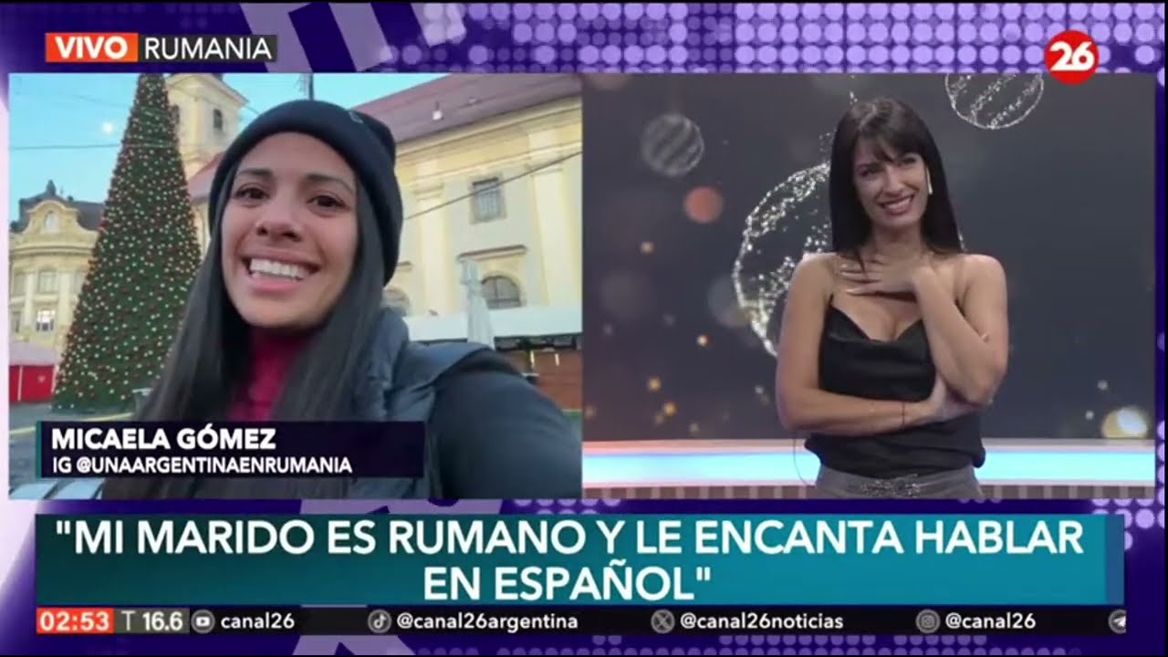 Nota para TV Argentina desde Sibiu Rumanía | Fin de año en Transilvania