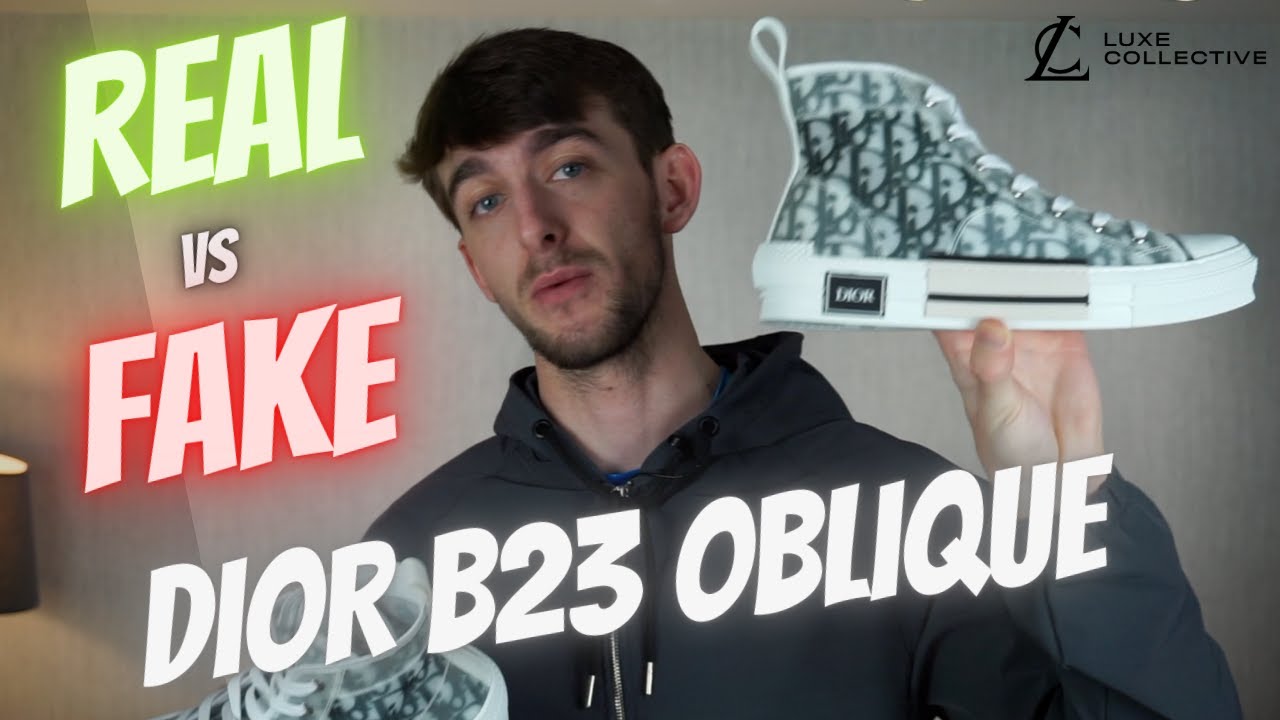 REAL vs FAKE DIOR B23 OBLIQUE (2020)