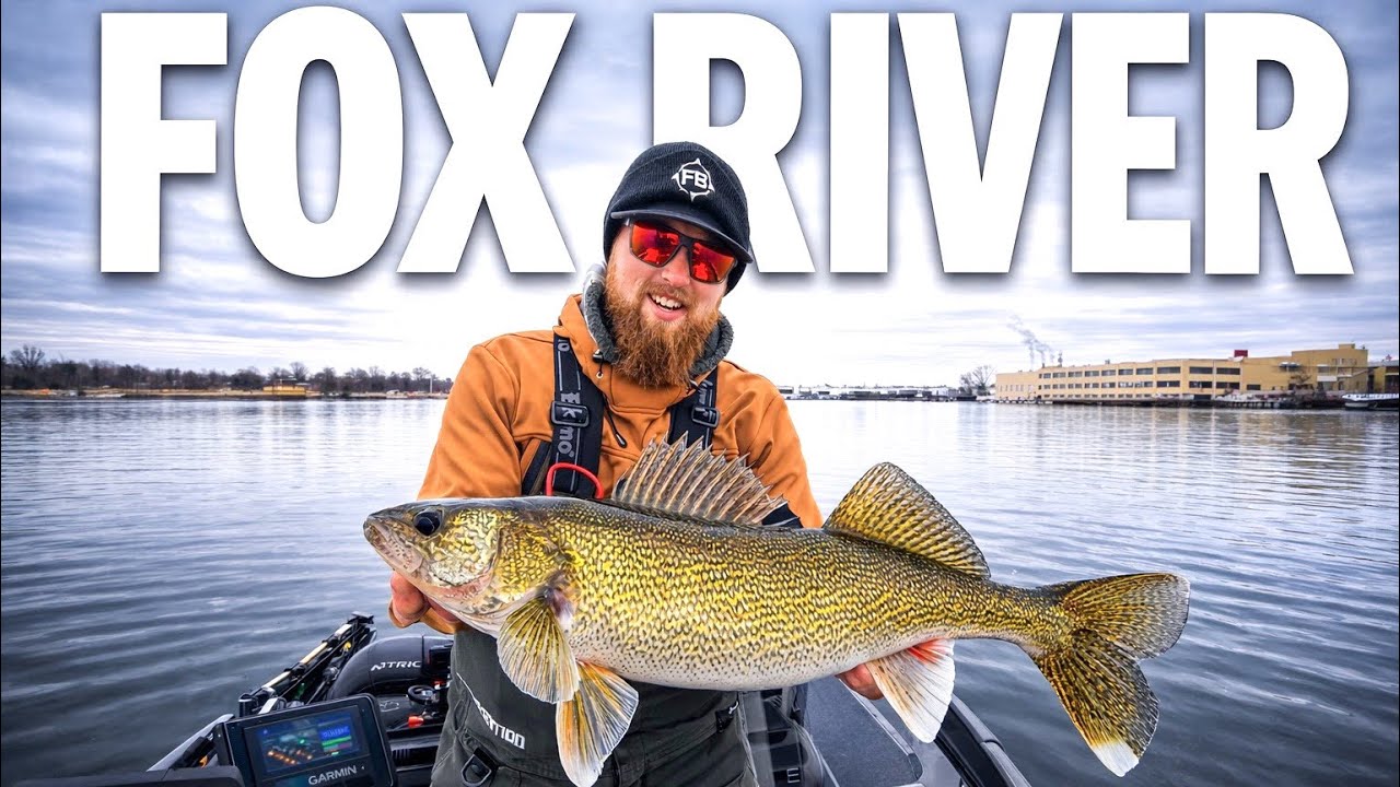 Early Spring Walleye Fishing the Fox River! (Easy Technique)