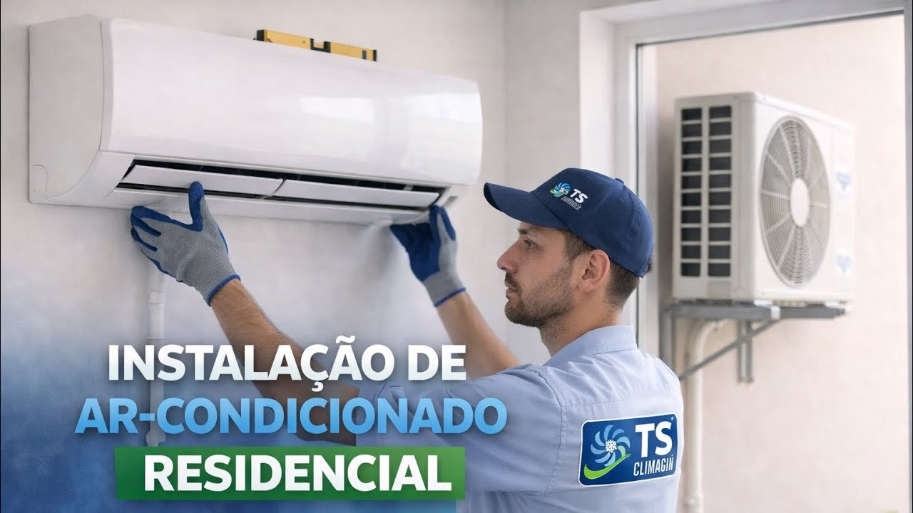 Instalação de ar condicionado split …