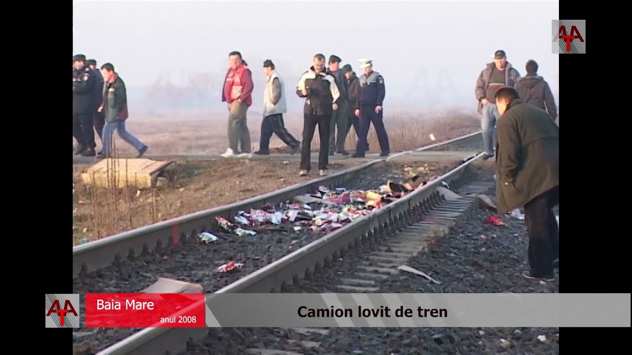 (2008) Baia Mare - Camion lovit de tren