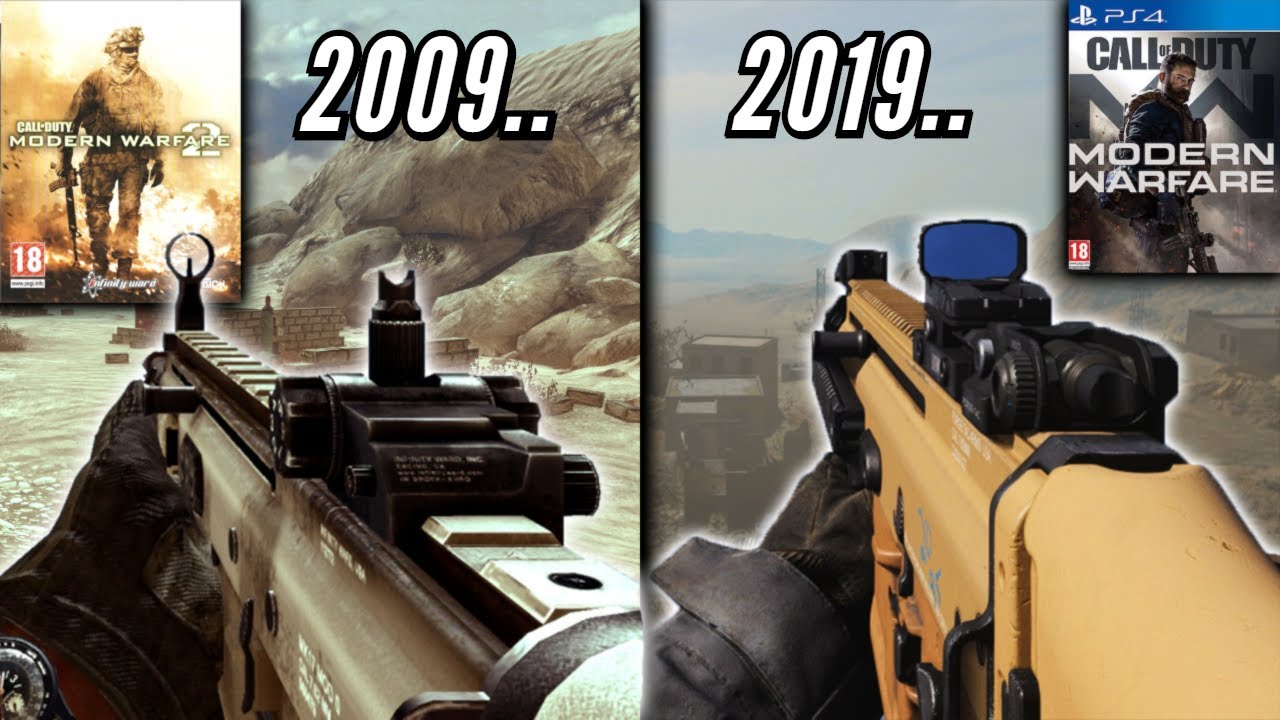 Modern Warfare 2 SCAR-H VS Modern Warfare SCAR 17...