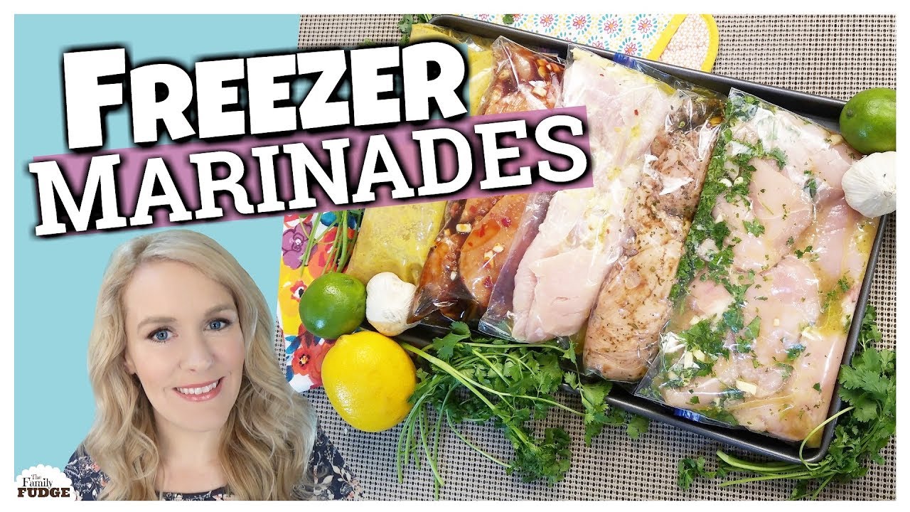 5 CHICKEN FREEZER MARINADES || Easy Freezer Meal Prep
