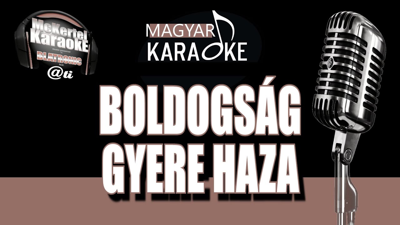 🎤 Cserháti Zsuzsa - Boldogság Gyere Haza (KARAOKE)