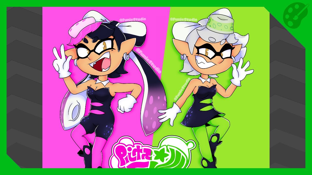 Squid Sisters Speed Art - Splatoon