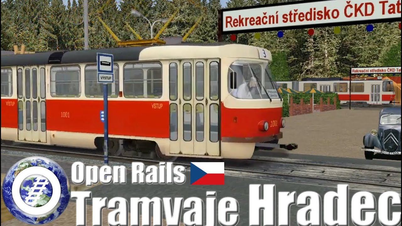Open Rails Czechoslovakia - Tramvaje Hradec