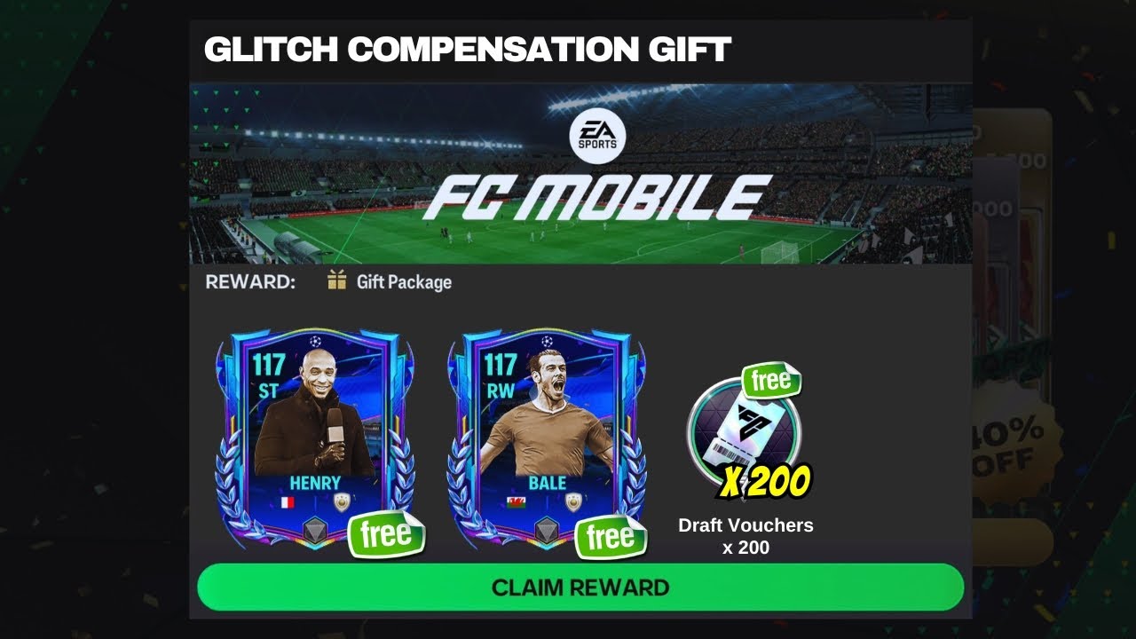 Скоро получите в награду 200 бесплатных билетов на драфт! FC Mobile