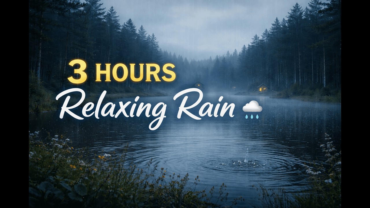 Relaxing Rain Sounds in the Woods 🌲