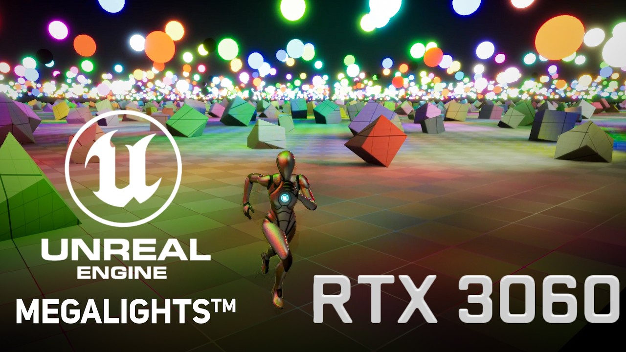 Unreal Engine Megalights: RTX 3060 Performance Test!
