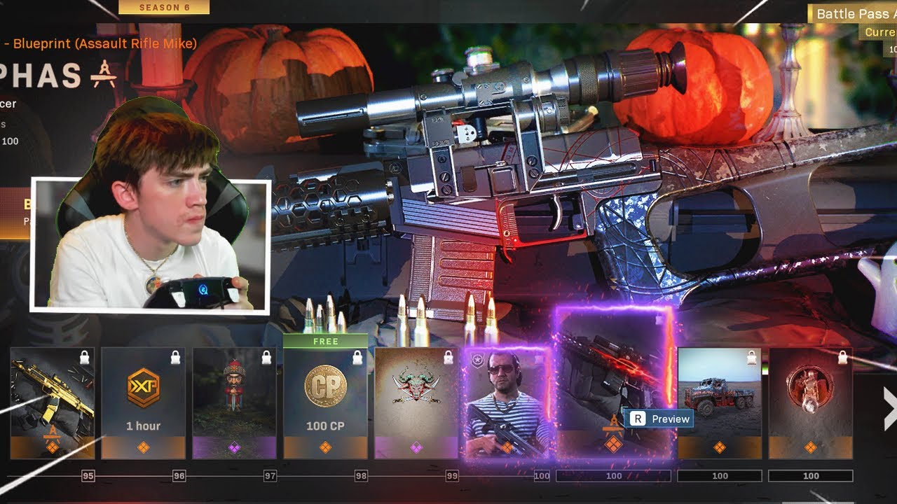 SEASON 6 BATTLE PASS! MODERN WARFARE SEASON 6 BATTLE PASS UNLOCKED REACTION! *MAX LEVEL*