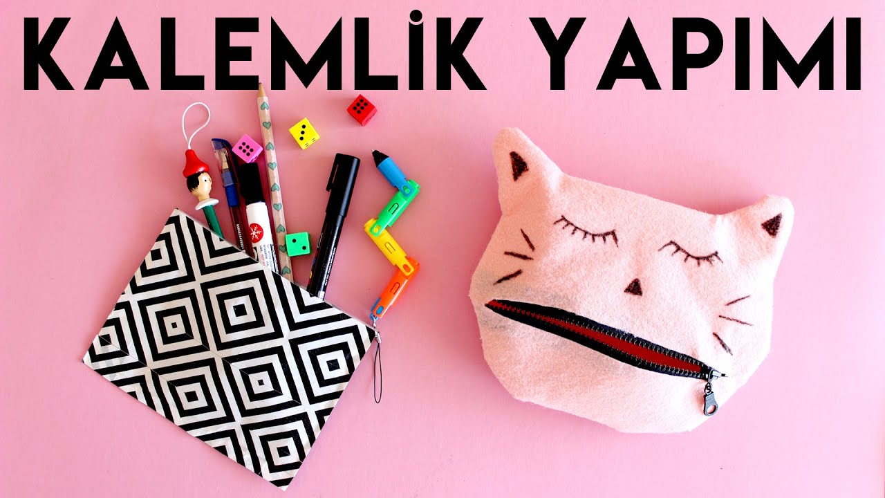 Kalemlik Yapımı | Kendin Yap Dikişsiz Kalemlikler | Okula Dönüş