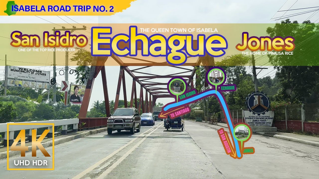 Let's Drive from San Isidro to Echague to Jones in Isabela Province | Philippines | 4K