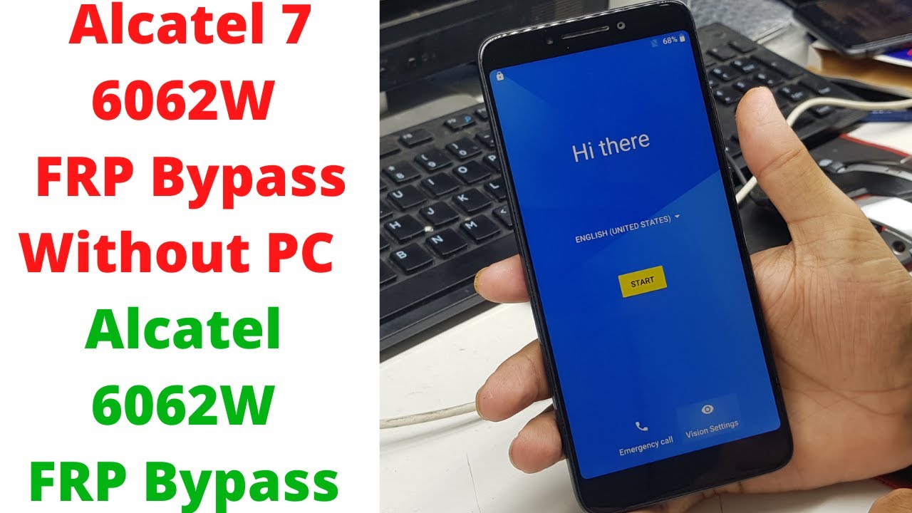 Alcatel 7 6062W FRP Bypass Without PC | alcatel 6062w frp bypass | alcatel 6062w google bypass