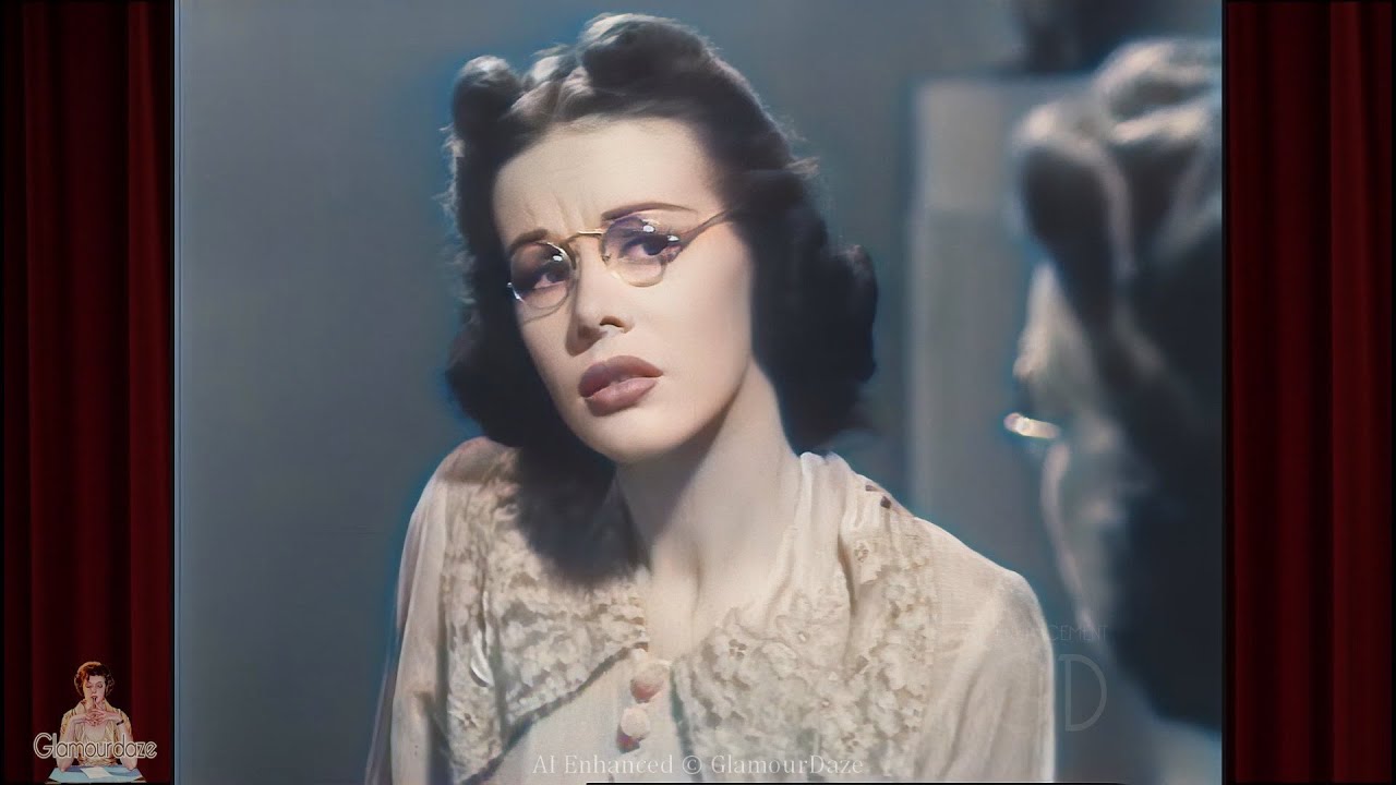 How to be Pretty in Glasses: 1940s Tutorial Colorised in 4K