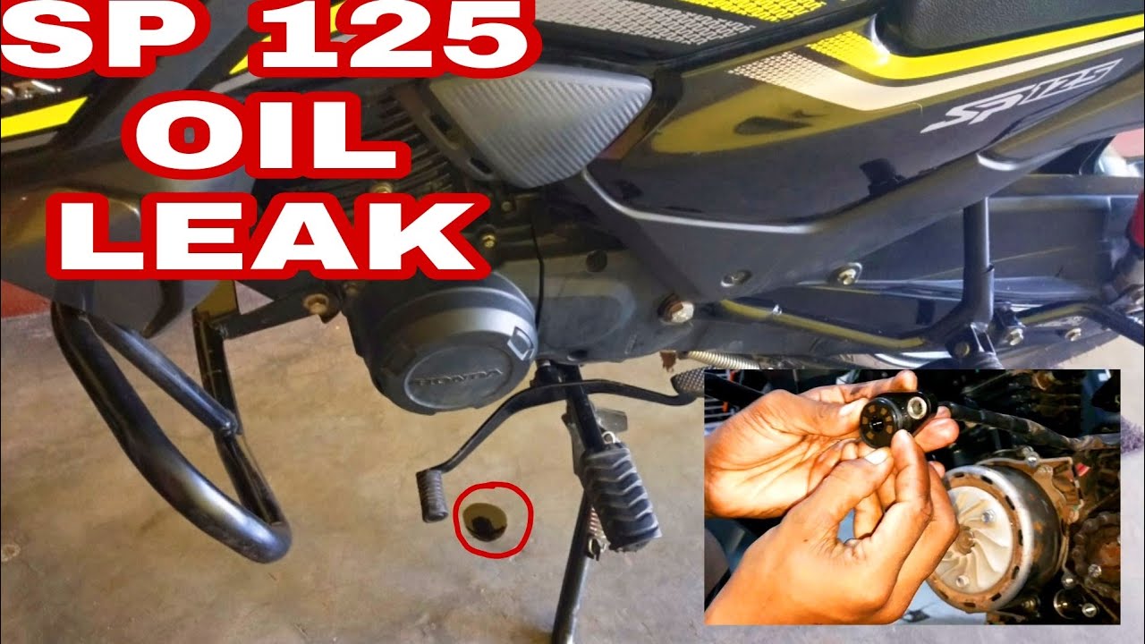 MY SP125 OIL LEAK PROBLEM SOLVED