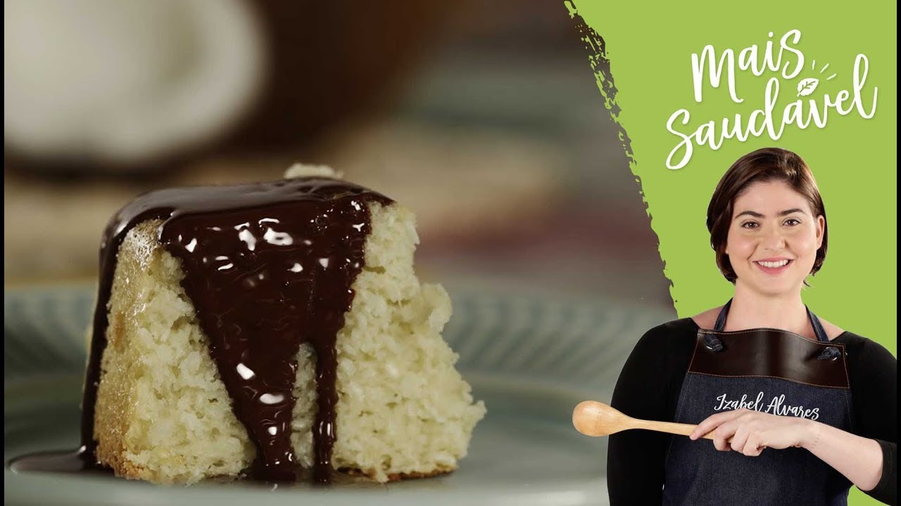 Como fazer BOLO DE COCO SEM AÇUCAR