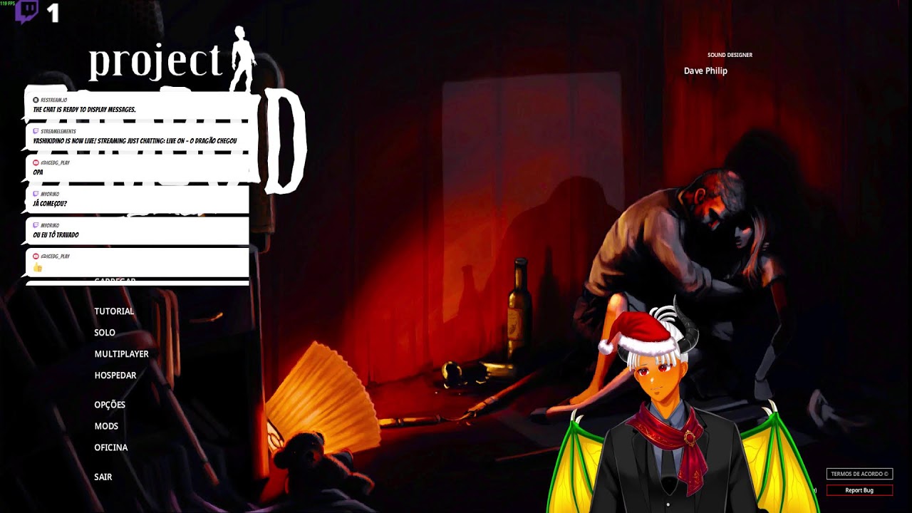 LIVE ON - Bora de Project Zomboid + Interações em Live