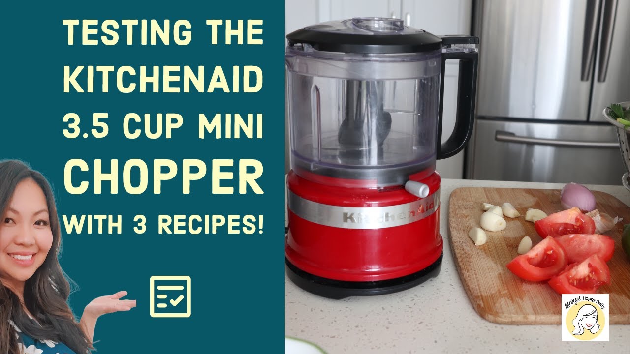 Тестирование мини-измельчителя Kitchen Aid 3.5 с тремя рецептами, которые обязательно нужно попро...