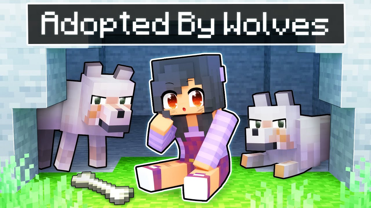 Adopted By WOLVES In Minecraft!
