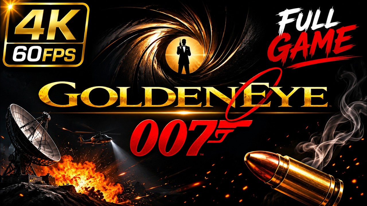 GoldenEye 007 (N64) - 4K - Longplay (No Commentary)