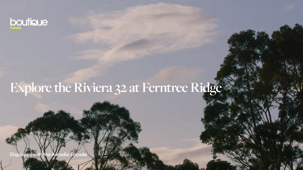 Discover the stunning Riviera 32 Display Home in Ferntree Ridge estate