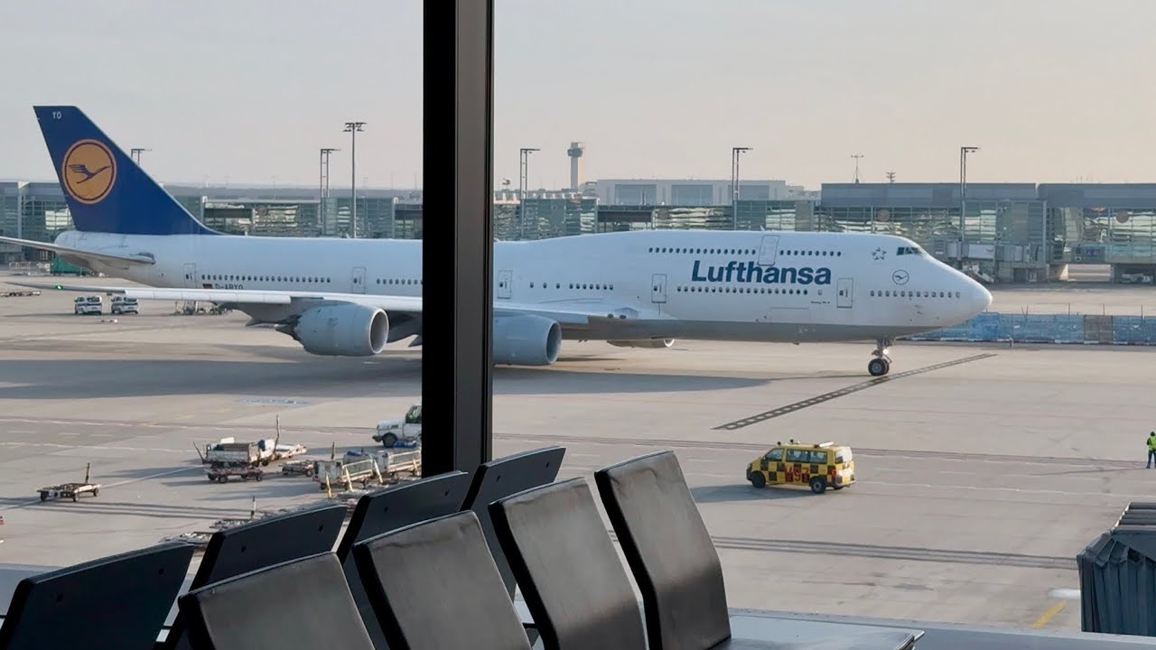 Planespotting from A/Z gates at Frankfurt Intl. Airport