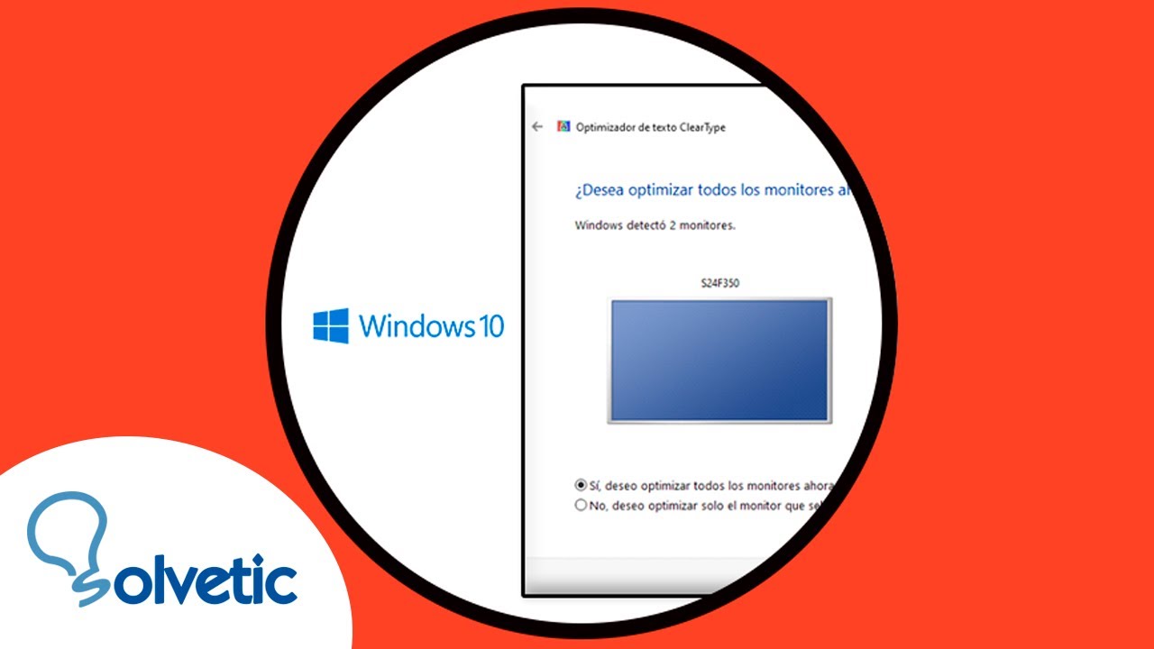 ✒️⚙️ Ajustar TEXTO CLEARTYPE Windows 10 ACTIVAR o DESACTIVAR | LETRAS WINDOWS 10 SE VEN BORROSAS