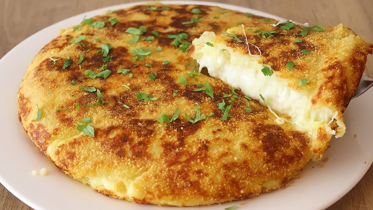 Я ПРИГОТОВИЛА ЭТО НА ВОСКРЕСНЫЙ ЗАВТРАК С 2 ложками муки👌🏻 Такого легкого завтрака я еще не видела