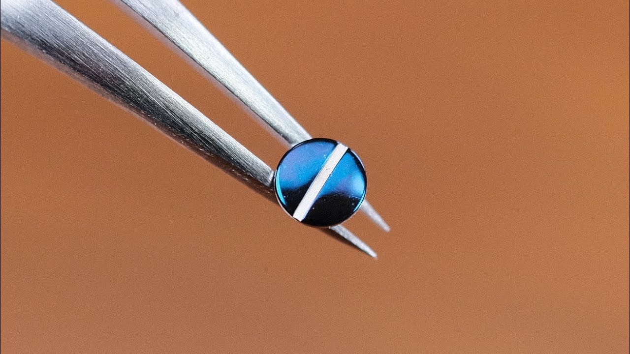 How To: Polishing And Bluing Watch Screws