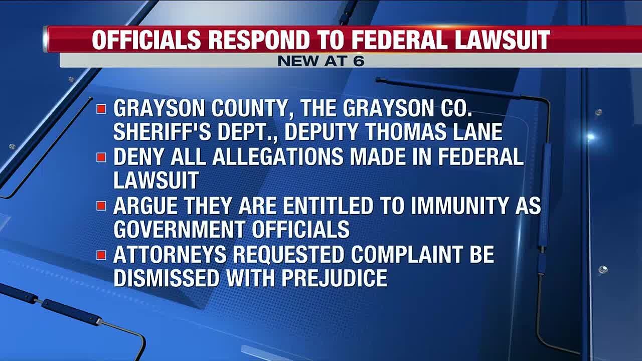 Grayson County officials respond to federal lawsuit