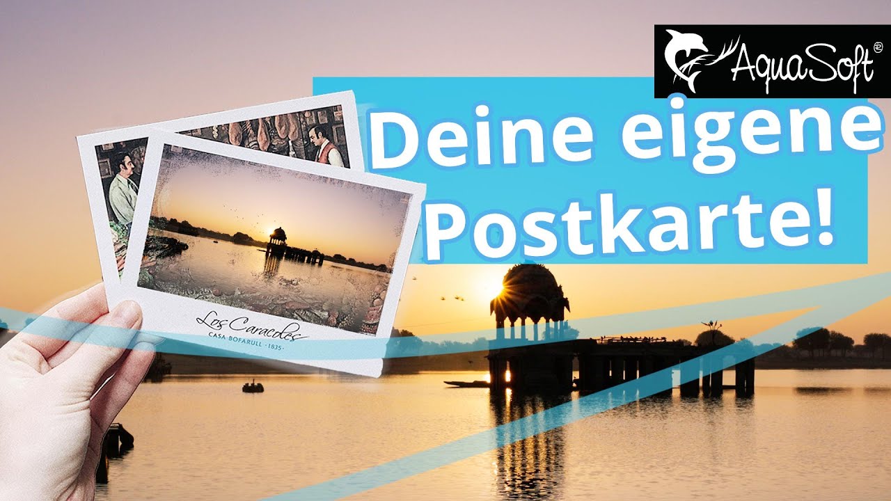 ANLEITUNG | Postkarte selbst gestalten für den Druck (mit YouDesign PhotoBook)