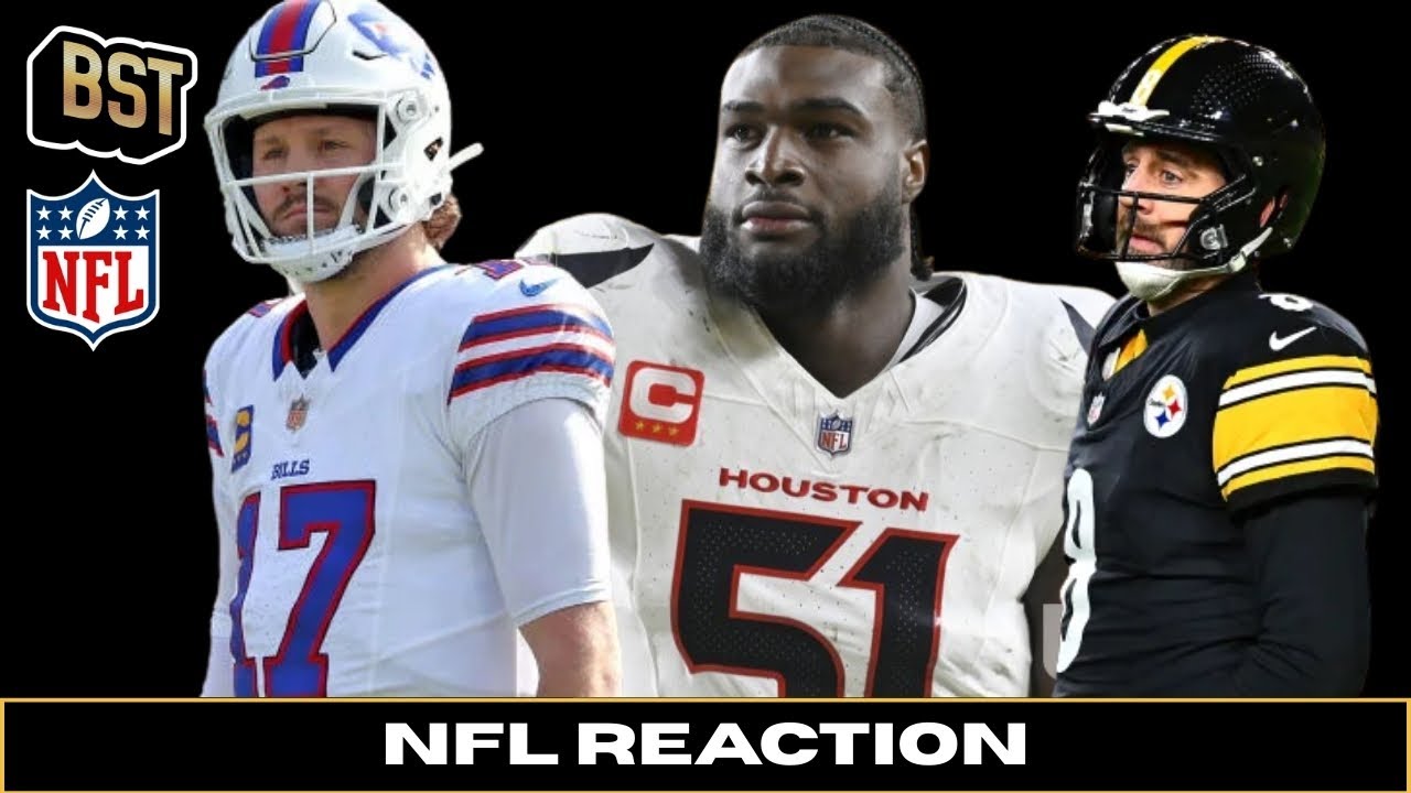 NFL REACTION: Texans DOMINATE Steelers, Rodger Career OVER?, Divisional Round Preview, + More l BST