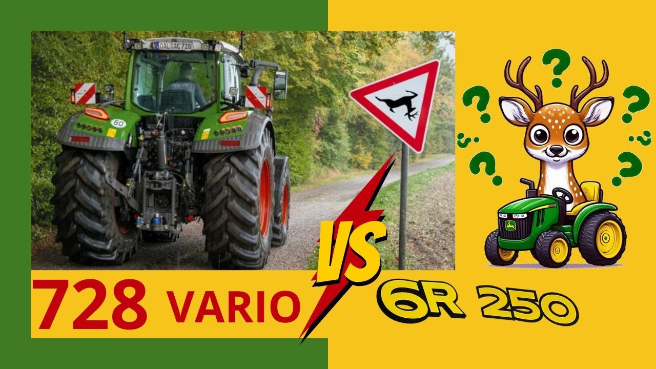 John Deere 6R 250 🦌 VS FENDT 728 Gen 7 🐎