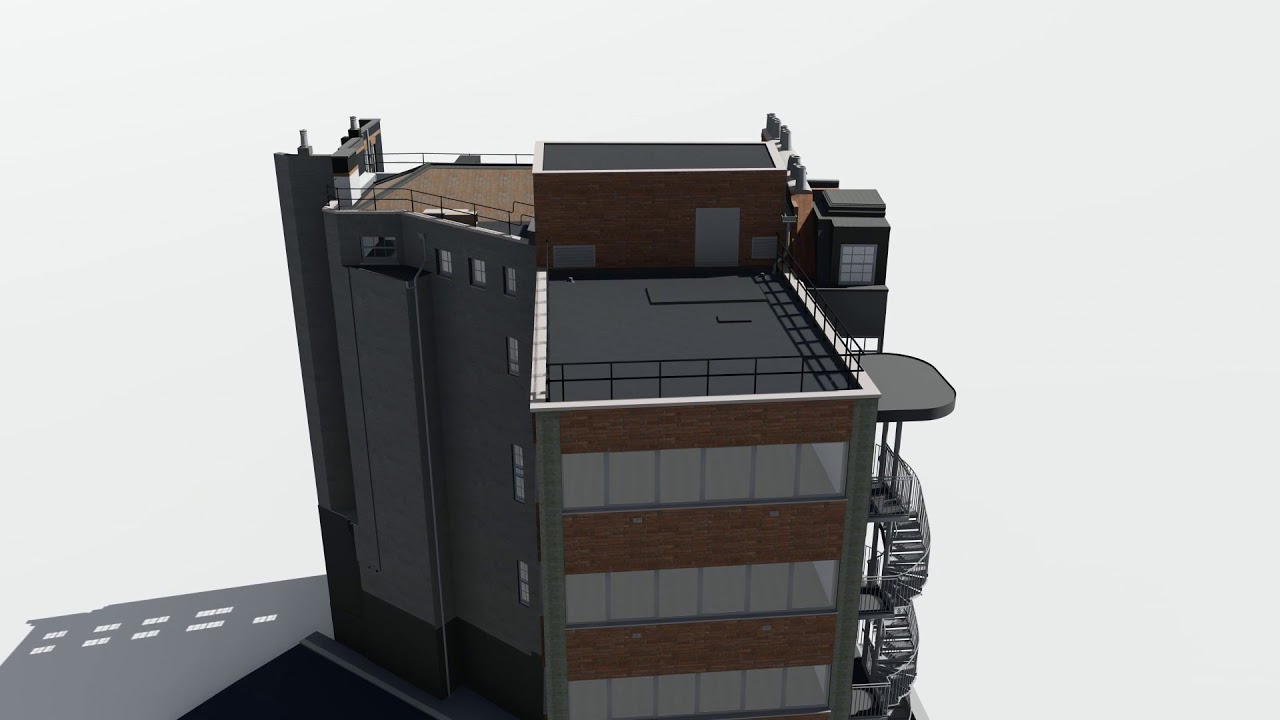 Grafton Street 3D Revit Model Animation