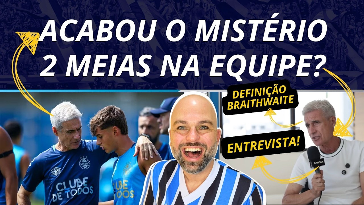 LUIS CASTRO FALA: TIAGO | ESQUEMA | ALCANÇAR FLAMENGO E PALMEIRAS? | BRAITHWAITE NO GRÊMIO.