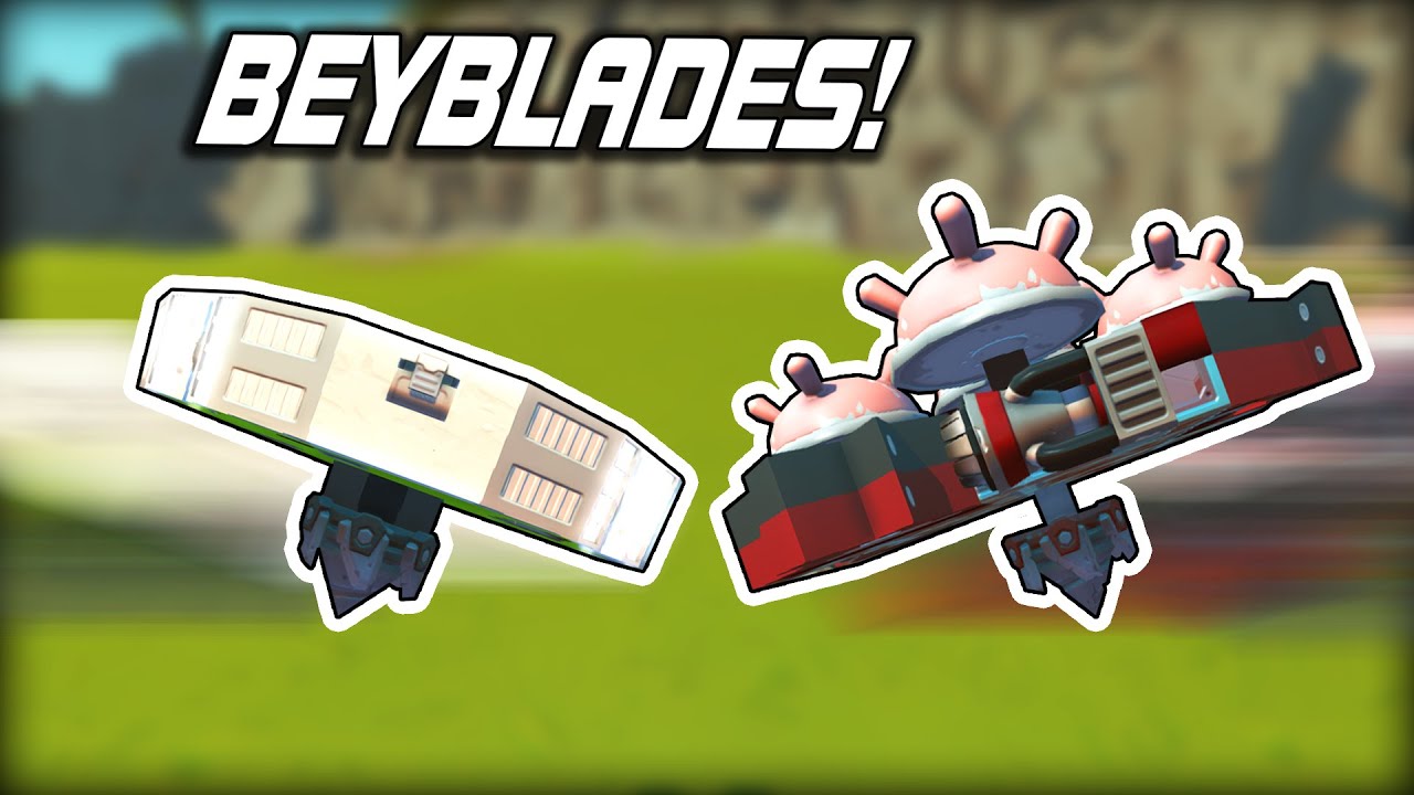 Who Can Build the Best Beyblade? (Scrap Mechanic Multiplayer Monday)