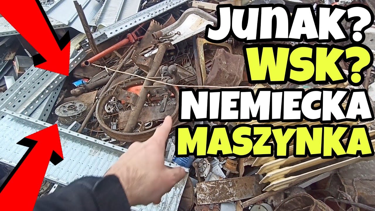 Ktoś zezłomował takie rzeczy Szok! Stara maszynka i części od starych motocykli