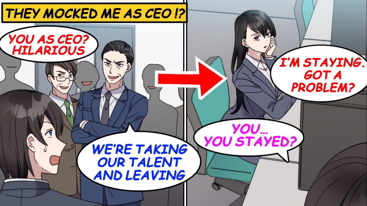 I became CEO. My staff mocked me and quit. One gyaru stayed… and rebuilt the whole company!? [Manga]