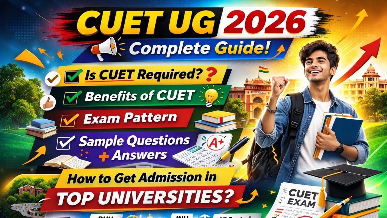 CUET UG 2026 Complete Information | Compulsory or Not, Benefits, Pattern & Admission Process