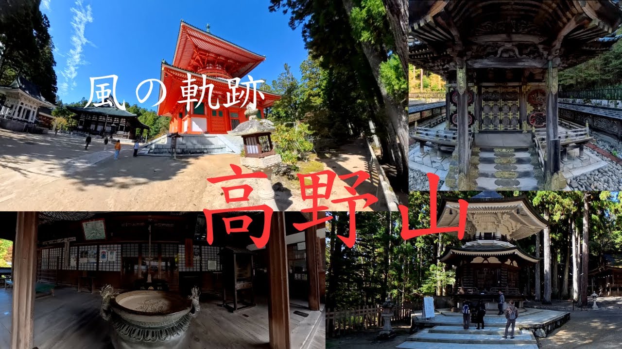 晴れて輝く高野山　和歌山県伊都郡高野町高野山