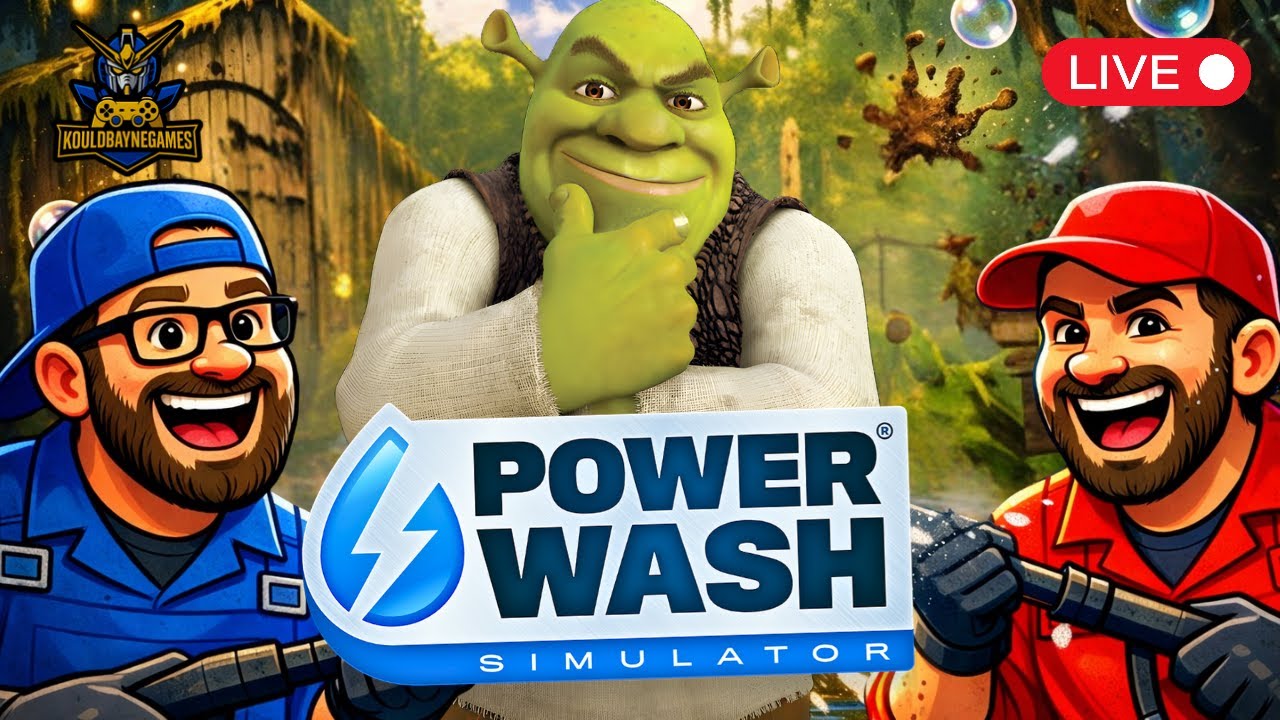 We're Cleaning The Grossest Map Yet… Shrek’s Swamp! | PowerWash Simulator (Live)