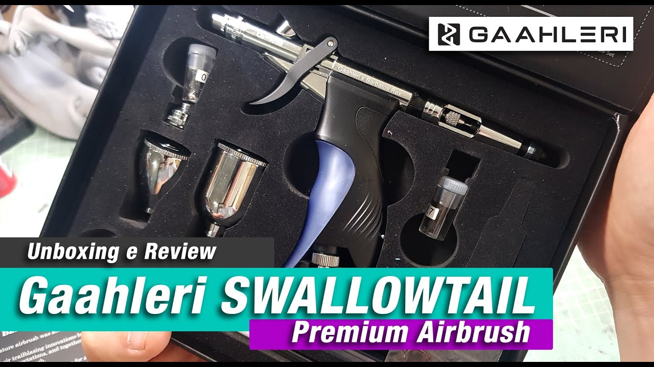 Aerógrafo Gaahleri Swallowtail - Ace series - REVIEW E UNBOXING